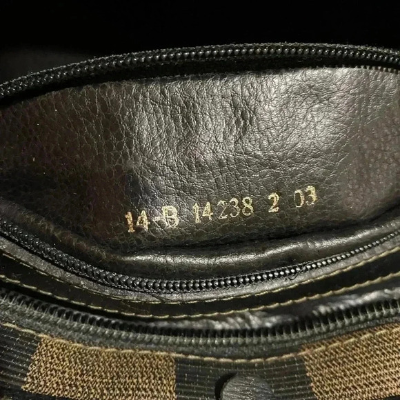 Fendi vintage pequin color block shoulder bag - Picture 11 of 15